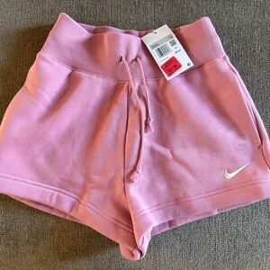 Nike Women's Athletic Shorts in Soft Pink
